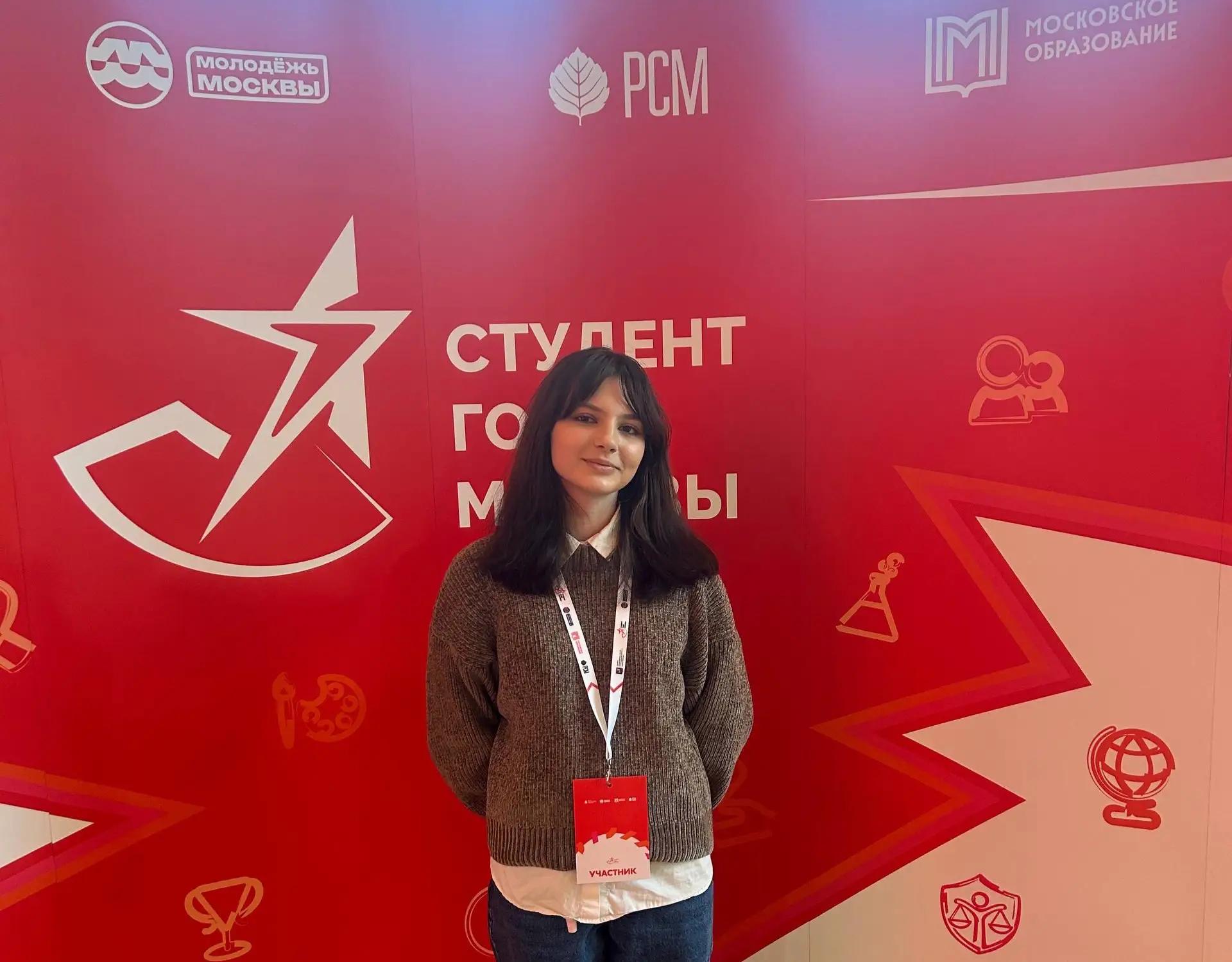 Наша гордость на финале "Студент года Москвы"